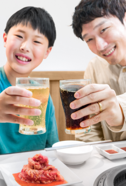 親子で焼肉