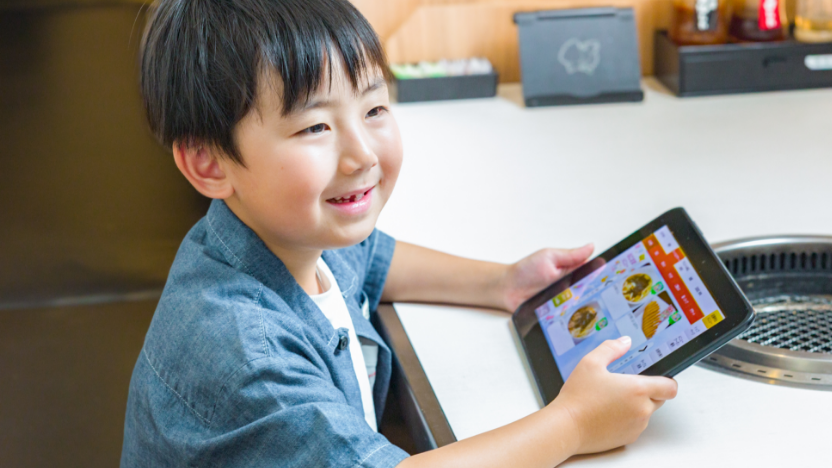 タブレットで注文