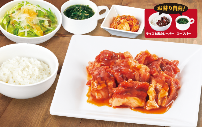 幸せの柔らかカルビランチ
