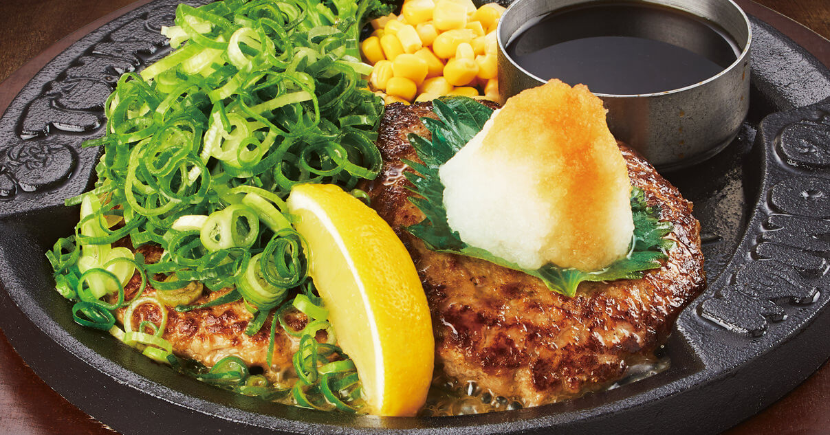 ツインハンバーグ【ねぎ塩レモン＆和風おろし】