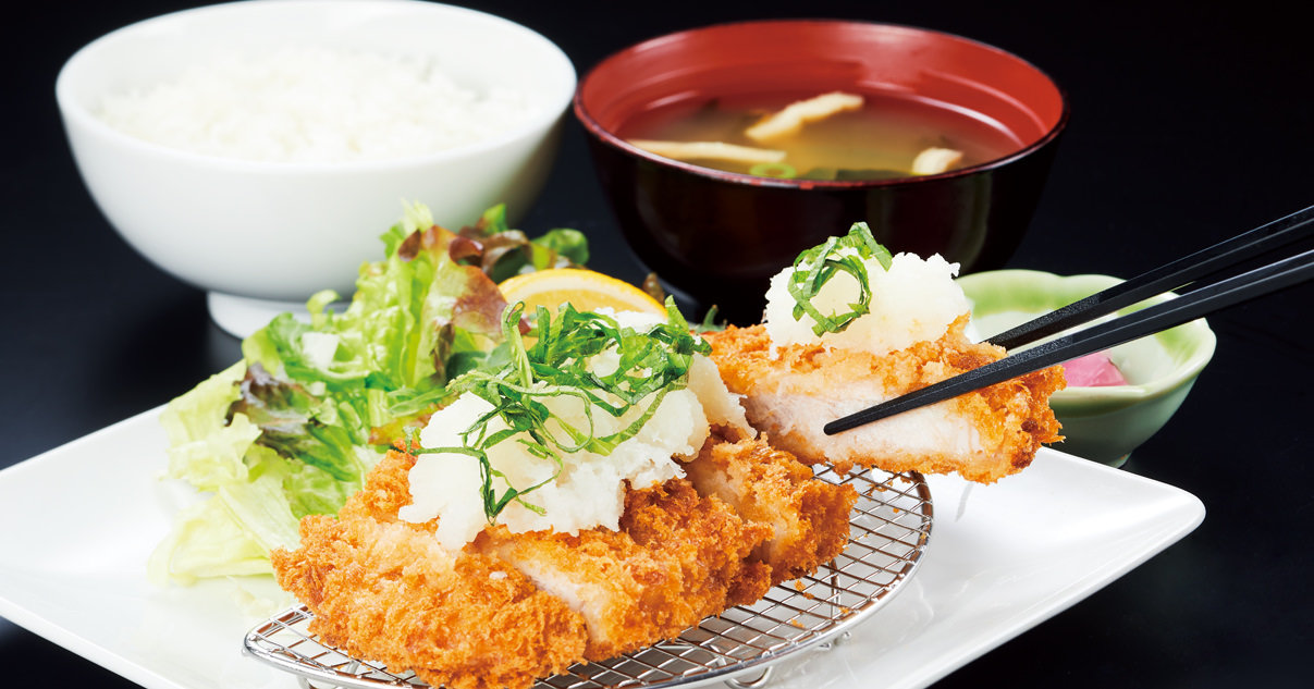 三元豚のおろしかつ御膳