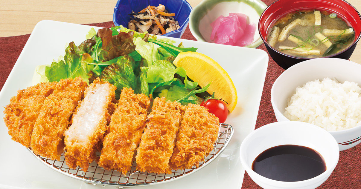三元豚のロースかつ御膳